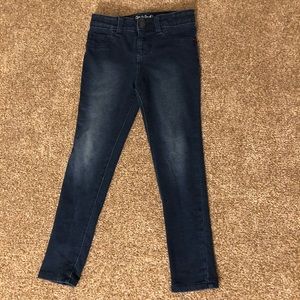 Girls dark wash Jegging